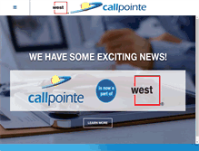 Tablet Screenshot of callpointe.com
